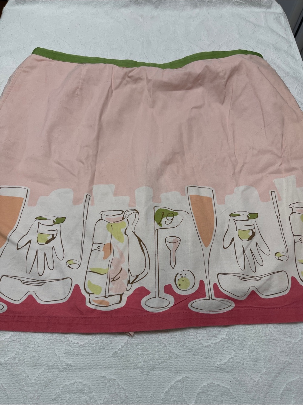 Pink LizGolf Cotton Skort - Sz 16